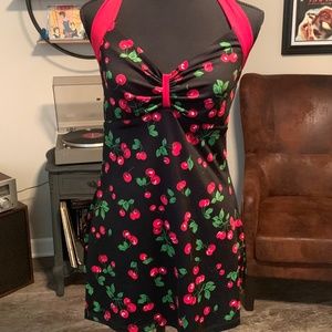 Pinup Couture Cherry One Piece Bathing Suit